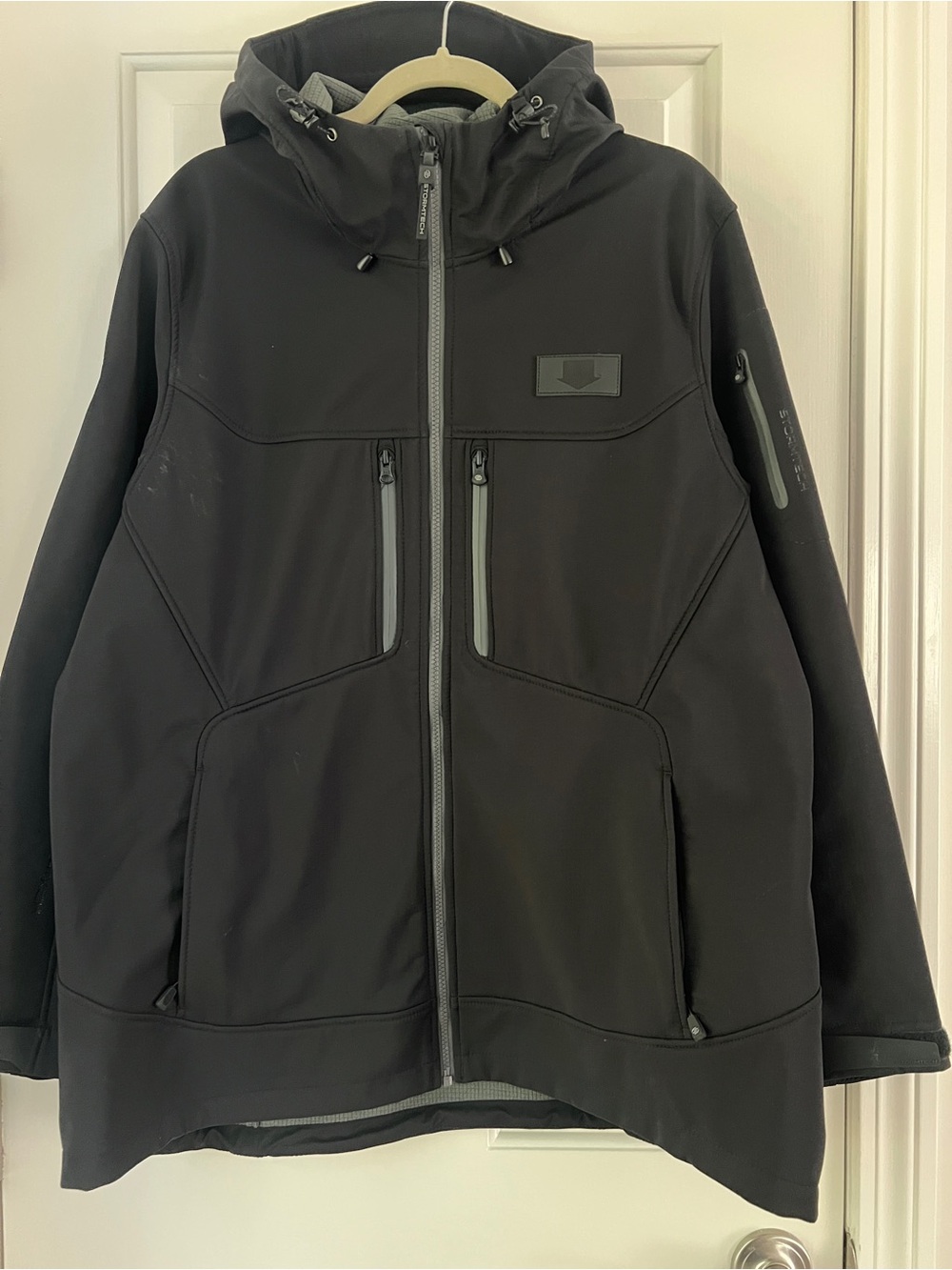 Stormtech Epsilon 2 Softshell Black Hooded Performance Jacket